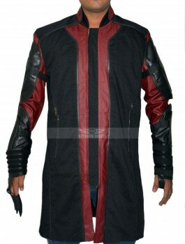 Superb Avengers Age Of Ultron Hawkeye Leather Coat