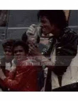 Black and White Michael Jackson Pepsi Ad Leather Jacket