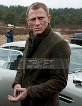 James Bond Daniel Craig Skyfall Leather Jacket