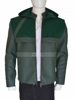 Arrow Stephen Amell Green Hooded Jacket