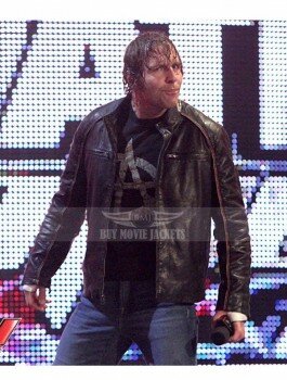 Dean Ambrose Black Leather Jacket