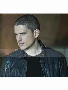 Wentworth Miller The Flash Captain Cold Leather Jacket